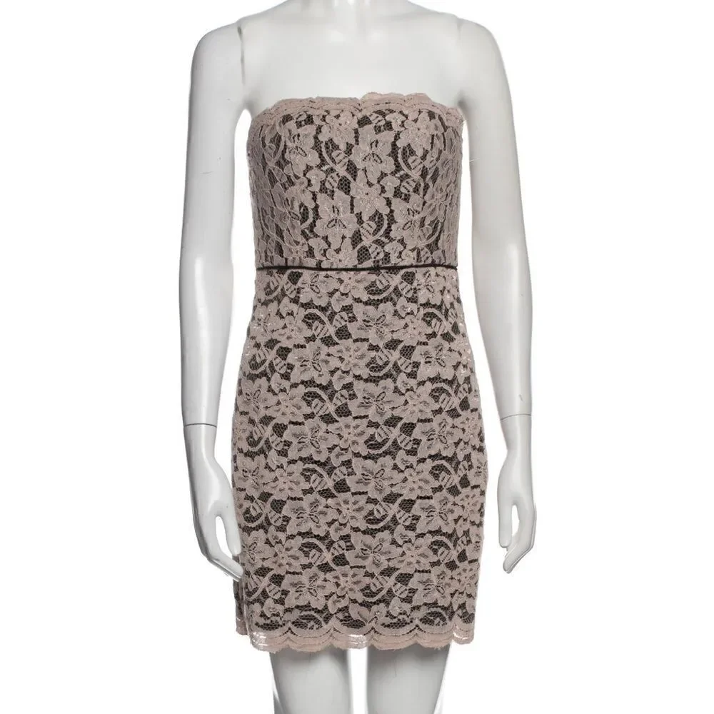 NWT Diane Von Furstenberg Lace Dress 🤎 - Picture 3 of 9